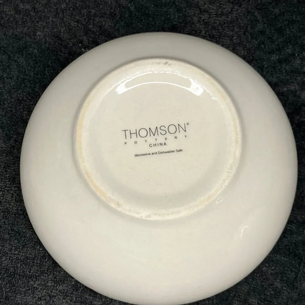 Thomson Pottery Country Birdhouse Vines Set of 3 Soup / Cereal Bowls 6 1/8